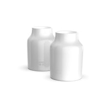 Load image into Gallery viewer, 10oz Armora Steel™ 2-Pack Tumblers, Vacuum Insulated with BusyLid™, White