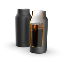 Load image into Gallery viewer, 16oz Armora Steel™ 2-Pack Tumblers, Vacuum Insulated with BusyLid™, Matte Black