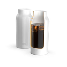 Load image into Gallery viewer, 16oz Armora Steel™ 2-Pack Tumblers, Vacuum Insulated with BusyLid™, White