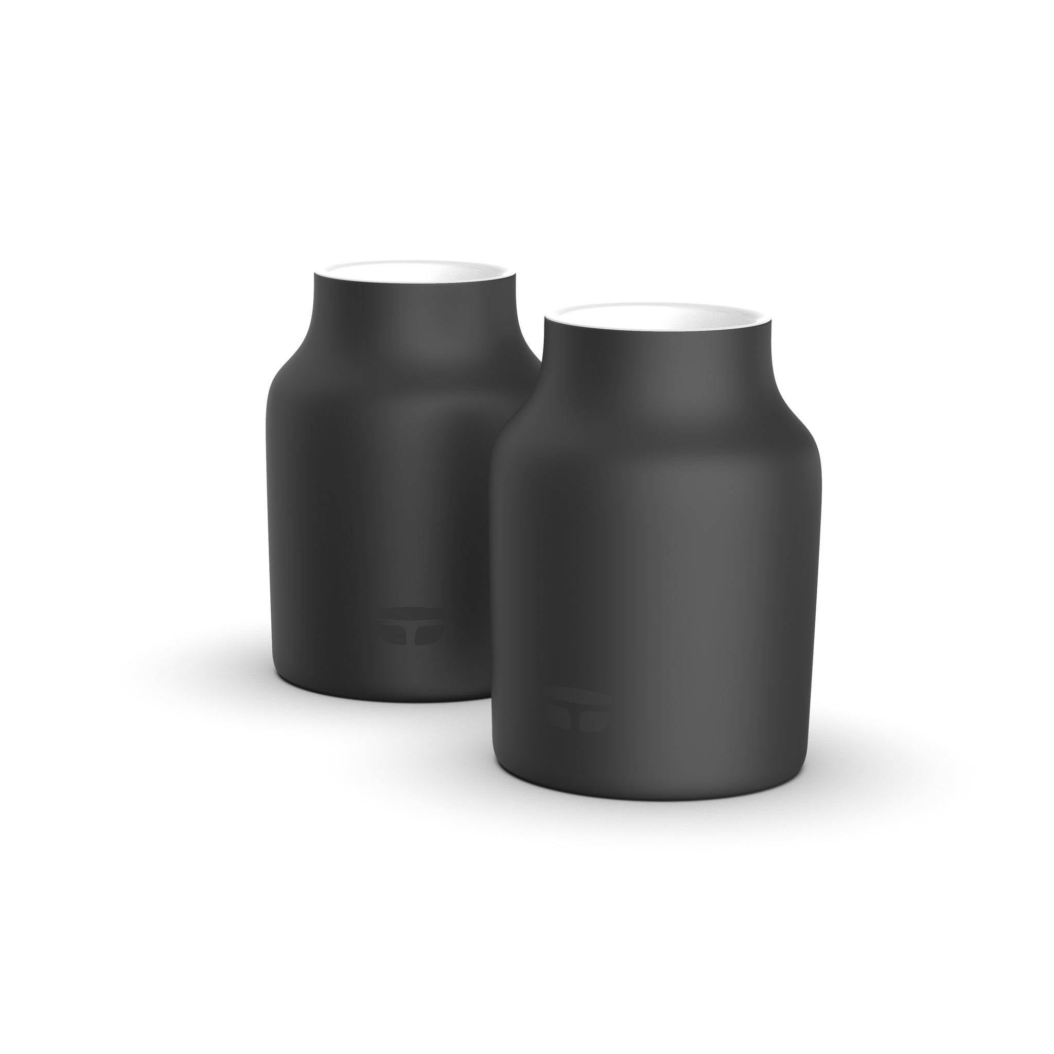 10oz Armora Steel 2-Pack Tumblers, Vacuum Insulated with BusyLid , Matte Black