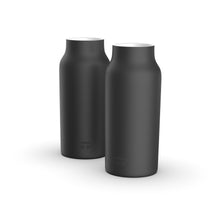 Load image into Gallery viewer, 16oz Armora Steel™ 2-Pack Tumblers, Vacuum Insulated with BusyLid™, Matte Black
